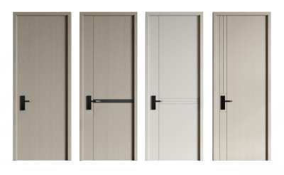 现代单开门3D模型下载